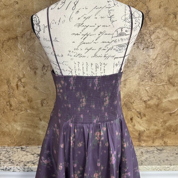NWT Tuckernuck Naomi Midi Dress A Line Floral Purple Rosette Amethyst -‎ XXL - Picture 9 of 16